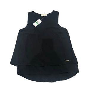 Michael Kors sleeveless shift split back shirt